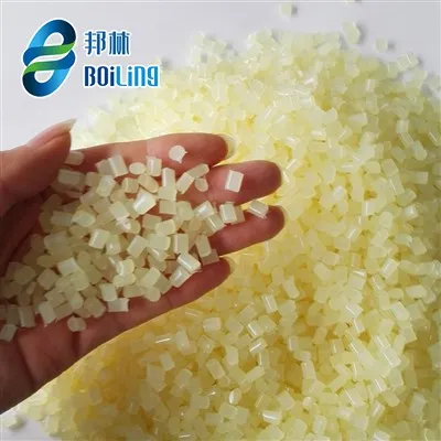 Embalagem de produtos de papel Pellets termofusíveis