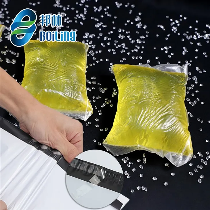 Bloco adesivo quente amarelo da colagem do derretimento para selar o saco expresso